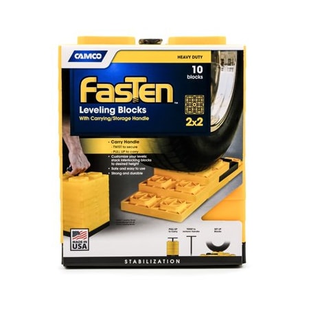 Camco 10PK Fast Level Blocks 44512